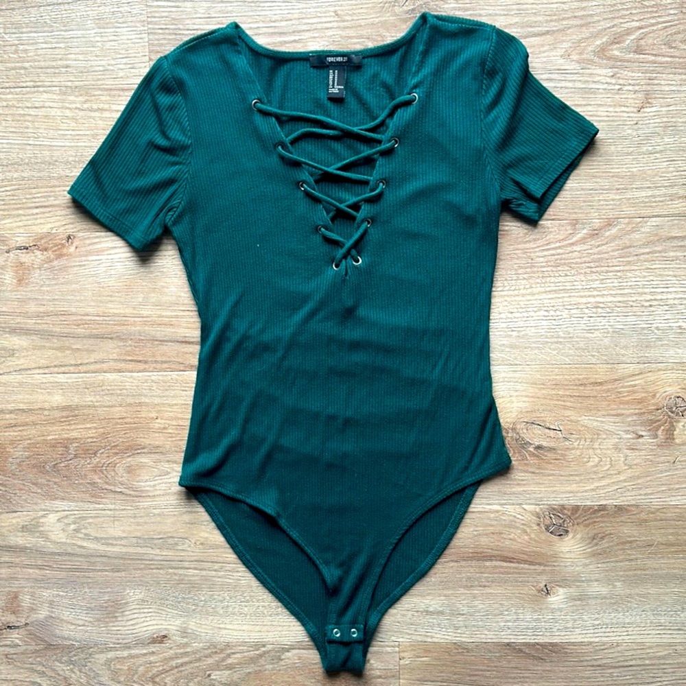 RIBBED BODY SUIT